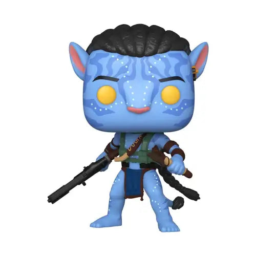 Avatar Jake Sully Funko Pop figure from The Way of Water featuring Water Jake Sully design