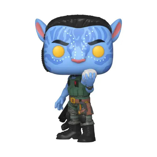 Avatar The Way of Water Recom Quaritch Funko Pop vinyl figure displayed