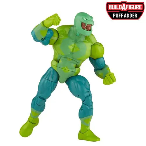 The Hulk action figure in green and blue displayed in Ultimate Captain America product - Marvel Legends.