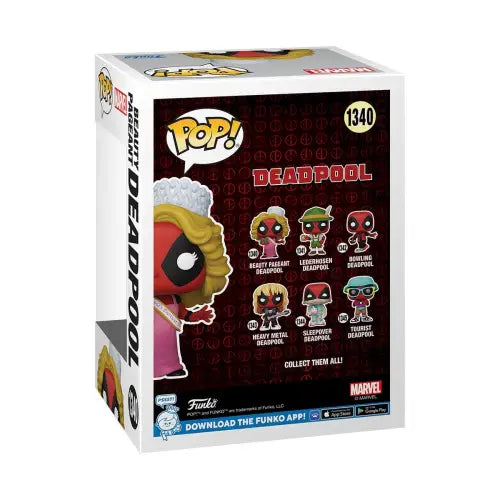 Funko Pop Deadpool box for the Beauty Pageant Deadpool Vinyl Figure #1340