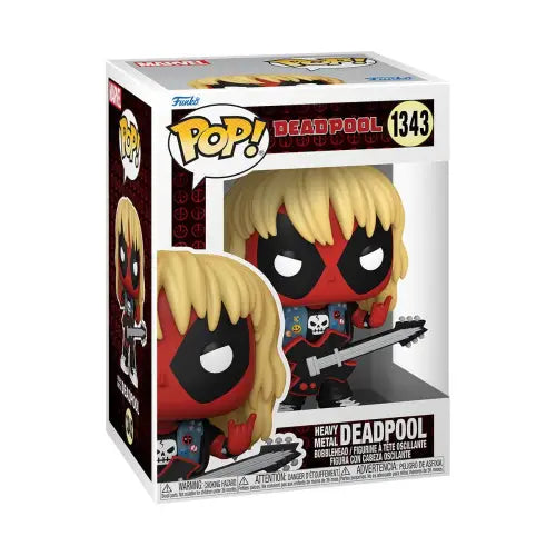 Heavy Metal Deadpool Funko Pop Figure #1343 showcasing a unique design and style