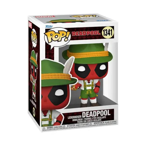 Deadpool Parody Lederhosen Funko Pop Vinyl Figure showcasing lederhosen Deadpool