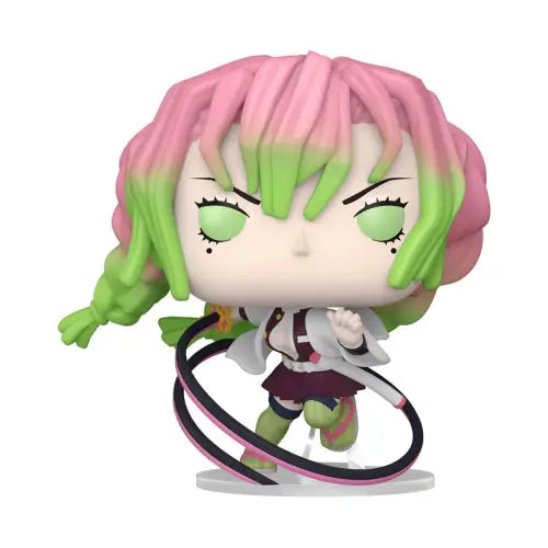 Demon Slayer Mitsuri Kanroji Funko Pop Vinyl Figure #1852 displayed on a shelf