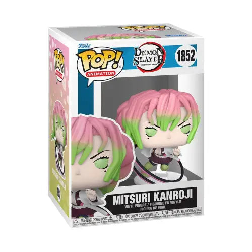 Mitsuri Kanroji Funko Pop figure from Demon Slayer Attack collection displayed beautifully