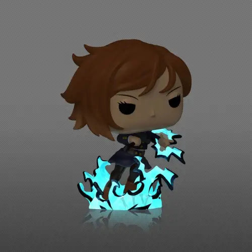 Glow-in-the-dark Nobara Kugisaki Jujutsu Kaisen Funko Pop vinyl figure displayed