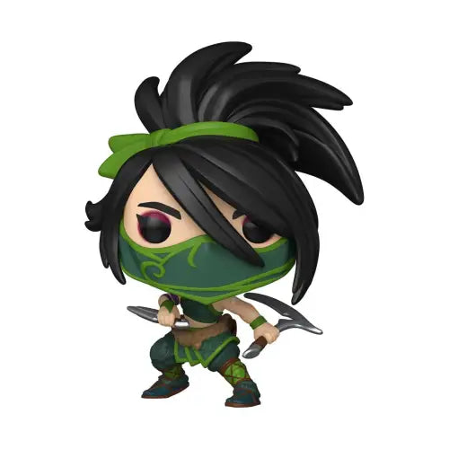 League of Legends Akali Funko Pop vinyl figure showcasing Legends Akali Funko collectible