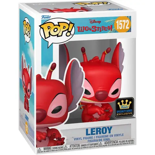Leroy Funko Pop figure in box from Lilo & Stitch Leroy Funko Pop Vinyl Series