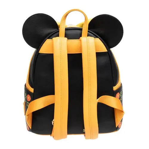 Minnie Mouse Sugar Skull Mini-Backpack with Disney Mickey Ears