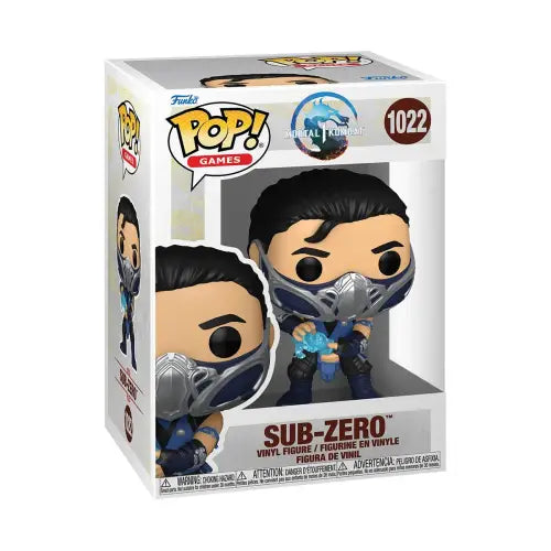 Mortal Kombat Funko Pop vinyl figure of Sub-Zero in packaging #1022