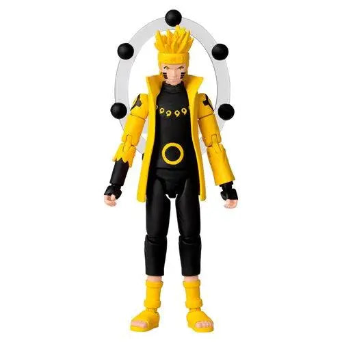 Naruto Uzumaki Six Paths Mode Action Figure - Man in yellow and black costume