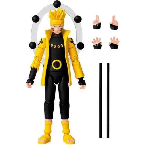 Naruto Uzumaki Six Paths Mode action figure in yellow suit.