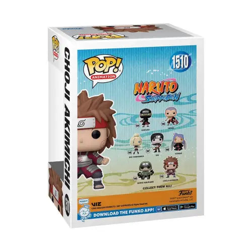 Funko Pop box for Naruto Shippuden Choji Akimichi Vinyl Figure #1510