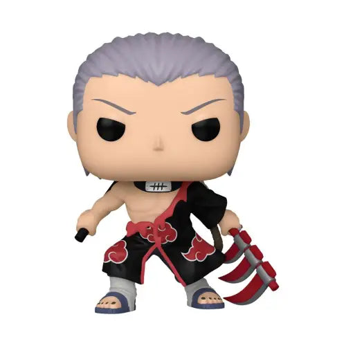 Hidan Funko Pop display from Naruto: Shippuden Hidan Funko Vinyl Figure #1505