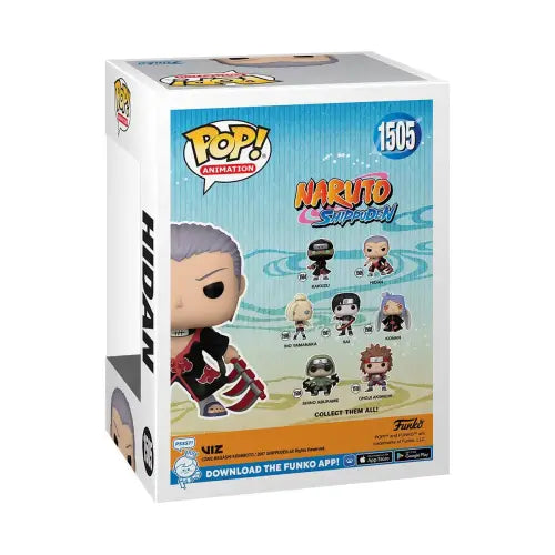 Hidan Funko Pop box from Naruto: Shippuden Hidan Funko Vinyl Figure #1505