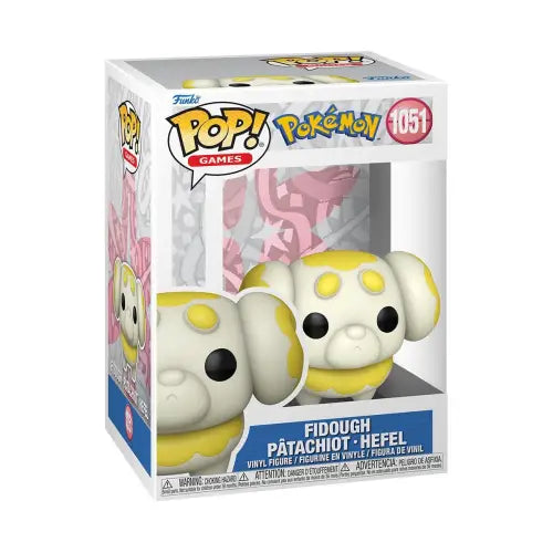 Fidough Funko Pop figure in box from Pokemon Fidough Funko vinyl collection