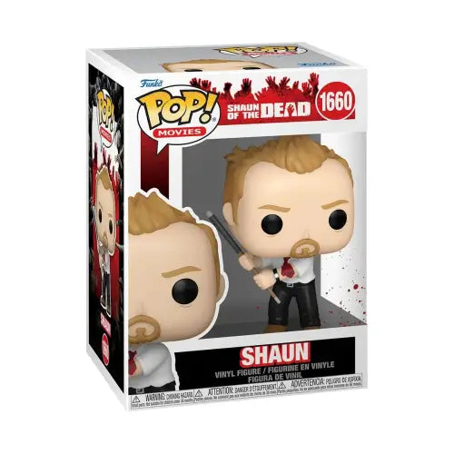 Shaun of the Dead Shaun Funko Pop figure #1660 in box, perfect for collectors