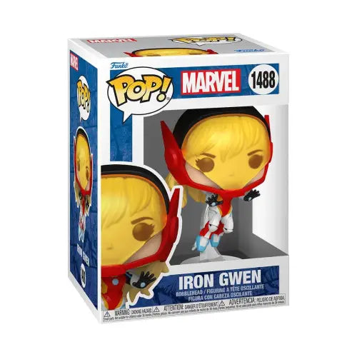 Iron Gwen Funko Pop figure from Spider-Gwen: Gwenverse Iron Gwen collection