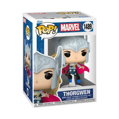Thorgwen Funko Pop from Spider-Gwen: Gwenverse, collectible vinyl figure #1489
