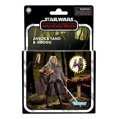 Star Wars Vintage Collection Ahsoka Tano & Grogu Action Figures miniatures.