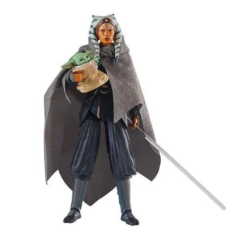 Star Wars Ahsoka Tano & Grogu action figure from Vintage Collection deluxe set.