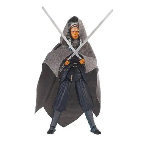 Star Wars Vintage Collection Deluxe Ahsoka Tano & Grogu action figures - toy figure of a man with two swords