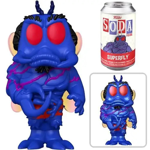 Blue Superfly Funko Soda figure from Teenage Mutant Ninja Turtles collection