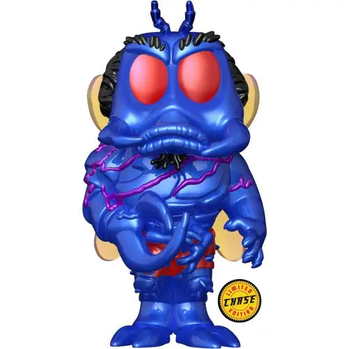 Blue insectoid Funko Pop figure from Teenage Mutant Ninja Turtles Superfly Soda Vinyl Figure