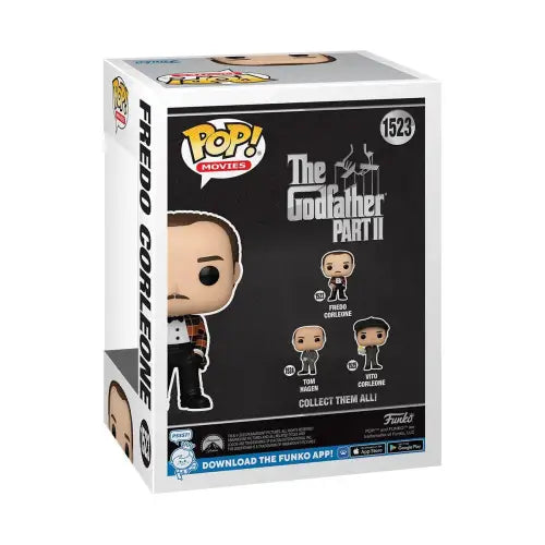 Fredo Corleone Funko Pop box from The Godfather Part II vinyl figure collection