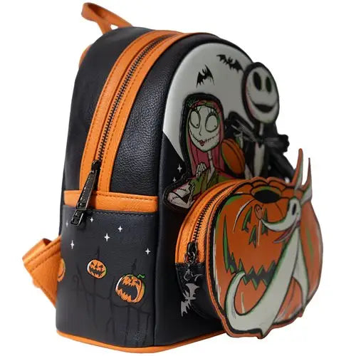 Nightmare Before Christmas Glow Mini Backpack with Small Inside Bag