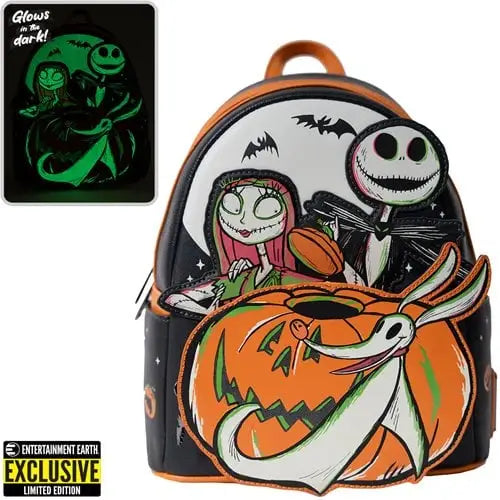 Nightmare Before Christmas ’Jack and Sally’ Glow Mini Backpack