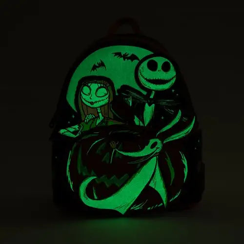 Nightmare Before Christmas Glow Mini Backpack - dark mini backpack.