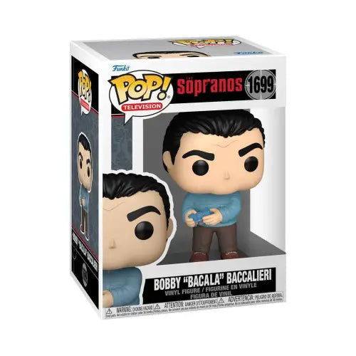 Sopranos Bobby Bacala Baccalieri Funko Pop vinyl figure, collectible bobblehead toy