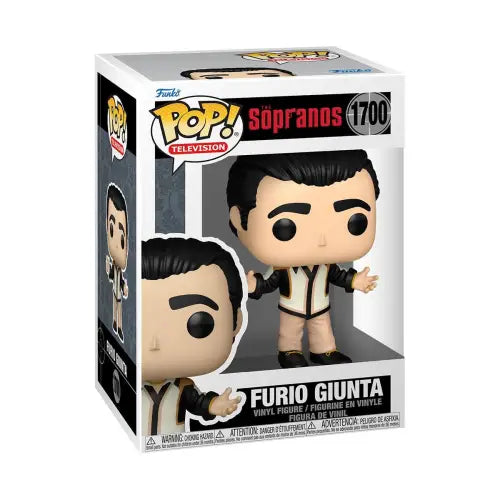 Sopranos Furio Giunta Funko Pop figurine in box, collectible Giunta Funko Pop figure
