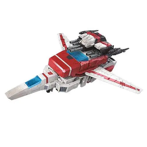 12-inch Transformers Generations War Siege Commander Jetfire toy airplane with gun