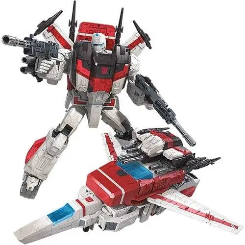 12-inch Transformers Generations War Commander Jetfire siege commander jetfire toy jet with gun.