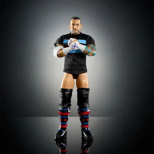CM Punk action figure from WWE Elite Collection Series 115 for collectors and fans