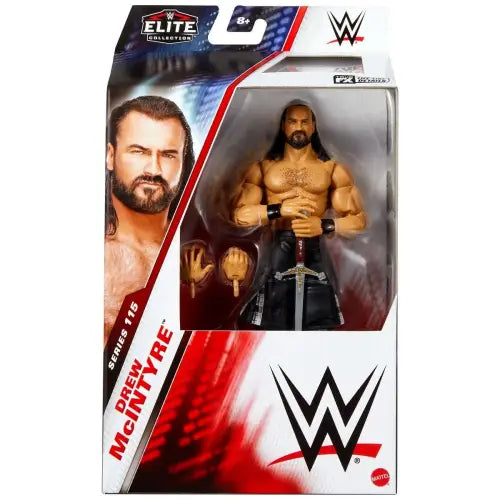 Drew McIntyre action figure in packaging from WWE Elite Collection Series 115