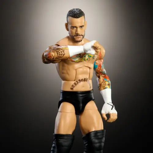 CM Punk action figure from WWE Elite Collection Top Picks 2025 Wave 2 display