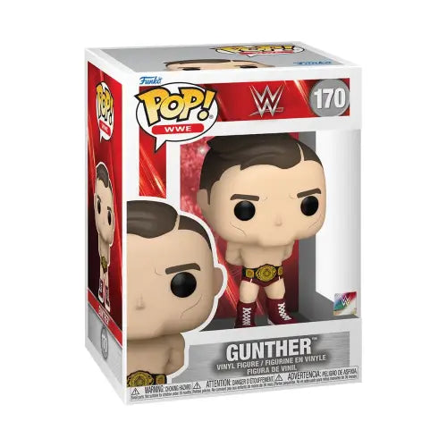 WWE Gunther Funko Pop Vinyl Figure #170 in box featuring the iconic character design