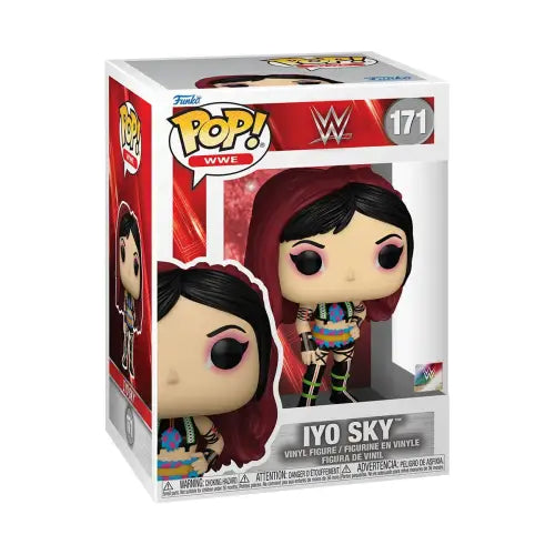 WWE Iyo Sky Funko Pop Vinyl Figure #171 showcasing the popular Iyo Sky collectible
