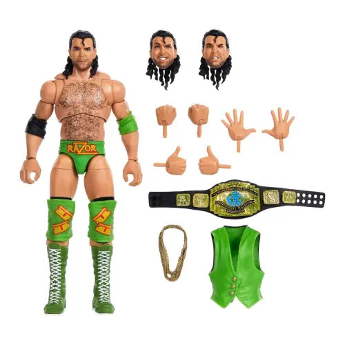 WWE Ultimate Edition Razor Ramon action figure with accessories for collectors