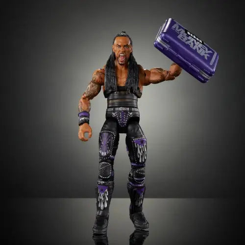 WWE Ultimate Edition action figure of Damien Priest with briefcase in wrestling pose