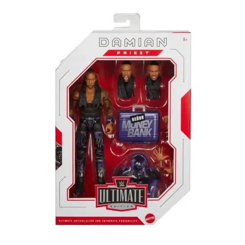 WWE Ultimate Edition Wave 25 Damian Priest action figure in packaging for collectors