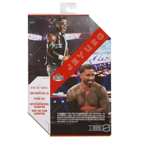 WWE Ultimate Edition Wave 26 Jey Uso action figure packaging for collectors