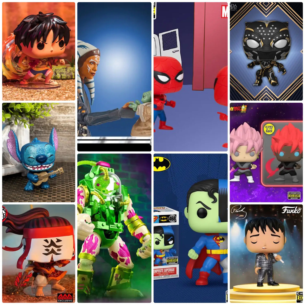 Collage of various toys in All Products collection