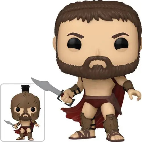 Leonidas Spartan Helmet Pop Vinyl Figure, Lord with Sword