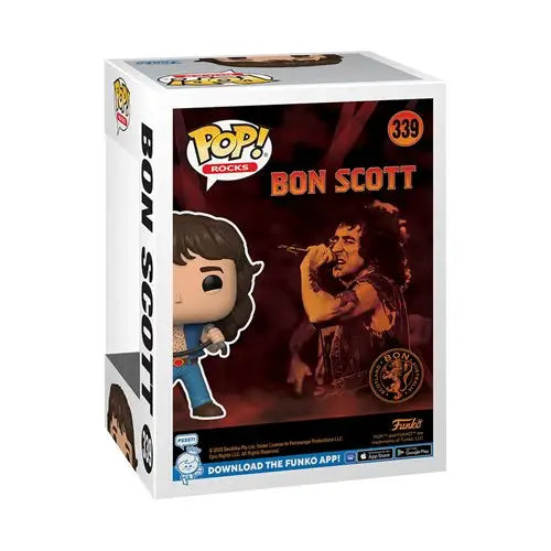 AC/DC Bon Scott Funko Pop Figure Vinyl Collectible