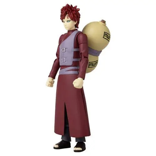 Anime Heroes Shippuden Gaara 6.5-Inch Action Figure with red hair and purple outfit.