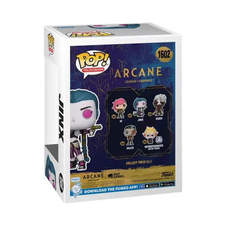 Arcane League of Legends Jinx Funko Pop Vinyl Figure #1602 collectible box art