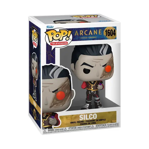 Silco Funko Pop from Arcane: League of Legends, collectible figure #1604